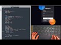 ASMR Programming - Login Page Web Design - HTML CSS