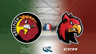 Hellfish v La Trobe Griffins - Div 8 - 9th Feb - iceHQ Rec League ice hockey