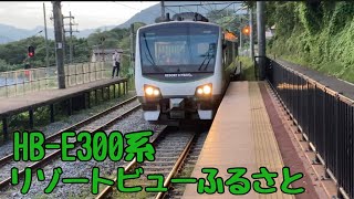 【フルバージョン】動く電車図鑑￼ JR東日本編　HB-E300系リゾートビューふるさと