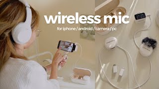 wireless mic for vlogging, streaming, work calls 🎙️ unboxing AnkerWork M650 (phone/camera/pc)