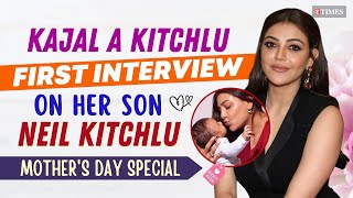 Kajal Aggarwal's FIRST INTERVIEW On Her SON Neil Kitchlu: FIRST Words, Cute Habits | Mother's Day