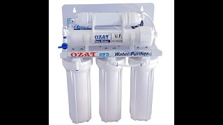 Ozat pure water 5 stage non electric water purifier unboxing and installation