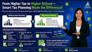 💰 From Higher Tax to Higher Refund — Smart Tax Planning Makes the Difference!