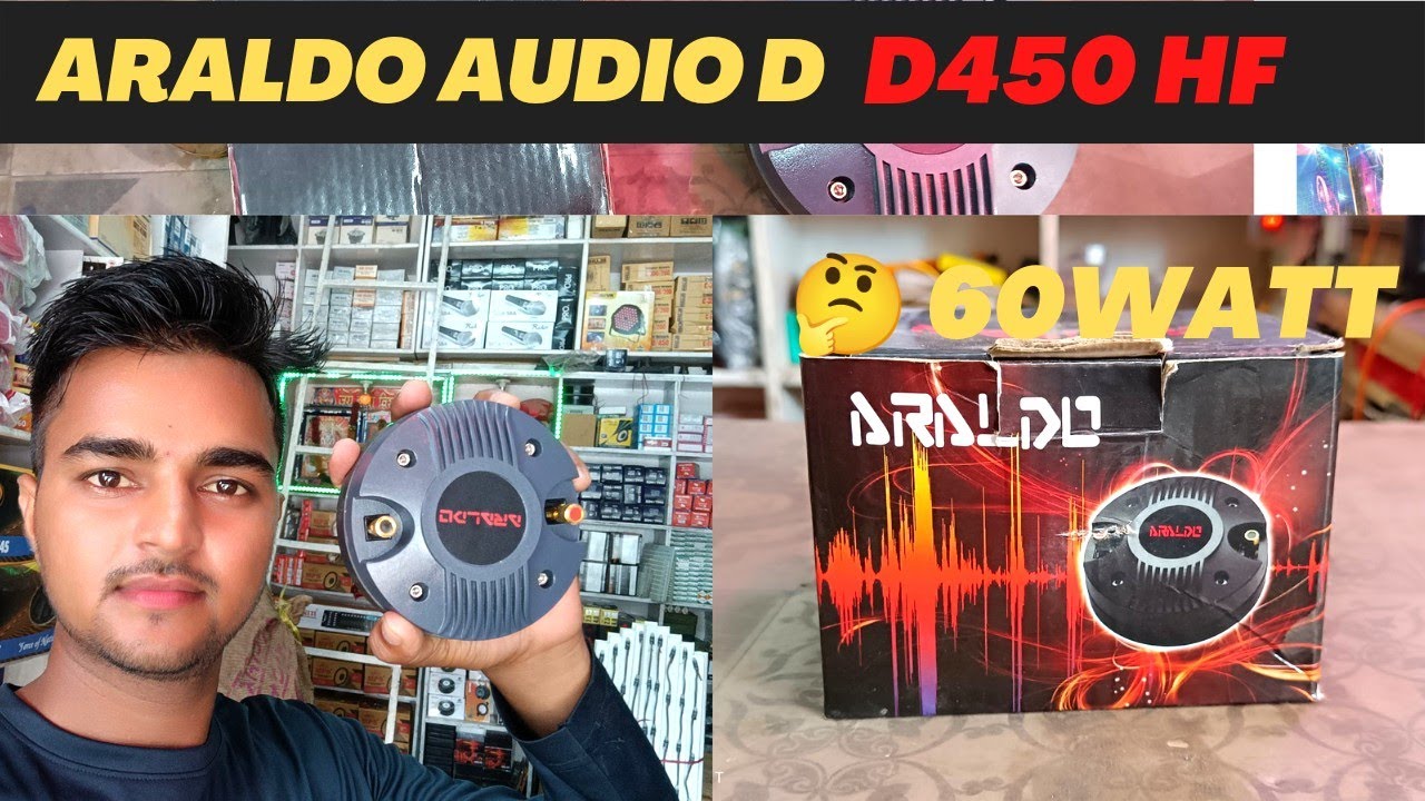 Araldo Audio D450 Hf 60watt Youtube