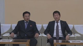 体操連盟の渡辺会長が訪朝 南北合同チームなど協議か