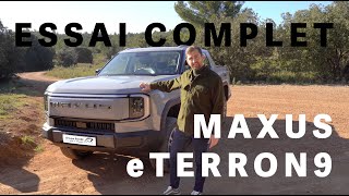 Essai complet du nouveau Maxus eTERRON9 : l’allié parfait des amoureux de la nature ? On a essayé !