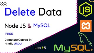 How to Delete data From database Using Node js MySQL
