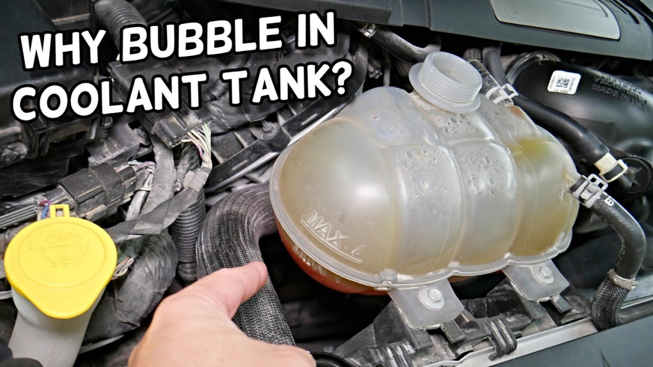 WHY AIR BUBBLES IN COOLANT TANK RESERVOIR ON FORD MUSTANG 2005-2023 ...