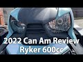 2022 Can Am Ryker 600 Review. Up close with all the features and differences from past Rykers.