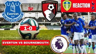 Everton vs Bournemouth 1-0 Live Stream Premier League Leeds United Tottenham 1-4  EPL Football Match