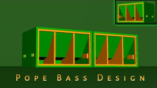 3D Design Of Pope Bass Cabinet  | Pope Bass | Pope bass making |