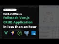 Build a Full-Stack Vue.js App and deploy to the cloud using: node.js, express, postgres & remult