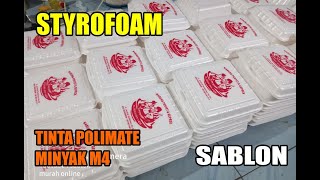 styrofoam sablon _ TUTORIAL