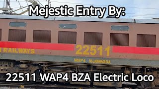 22511 WAP4 | WAP4 Electric Loco | Electric Loco Shed Vijayawada | Indian Railways | #WAP4l | #loco