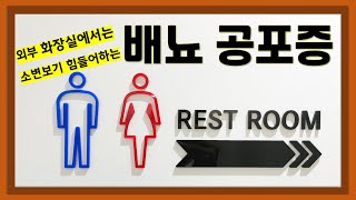 배뇨공포증 - 외출하면 소변 보는게 두렵다