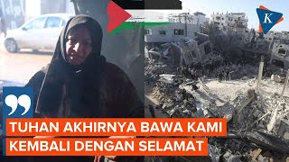 Kebahagiaan Warga Gaza Bisa Kembali ke Rumah Usai 15 Bulan Perang