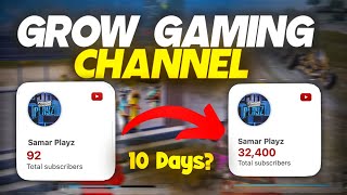 New Trick ! Grow Gaming Youtube Channel In 2023 - 2024 | how to grow gaming Youtube channel BGMI |