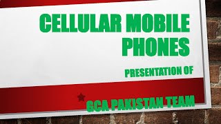 Sales Tax Cellular Mobile Phones - Ninth Schedule