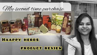 Second time purchase | happy herbs product review | @sneghaa_