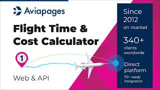 Flight Time & Cost Calculator – Calculate Fast & Accurately to Win the Deal | Web & API