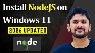 How to Install NodeJS with npm on Windows 11 | Updated 2026 | Amit Thinks