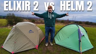 Which Is The BEST 3 Season Wild Camping Tent? Wild Country Helm 2 vs MSR Elixir 2