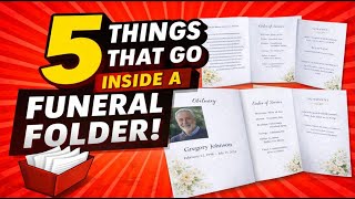 5 Things That Go Inside A Funeral Folder - The Funeral Program Site