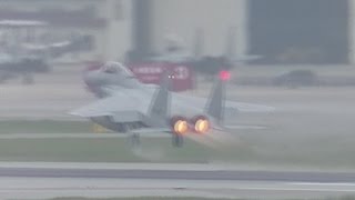 アフターバーナー全開で離陸するF-15J 2連発！/ Full Afterburner takeoff F-15J