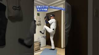 【野球モノマネ】2022日本シリーズ ヤクルトvsオリックス ハイライト