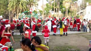 SantaCon 2010 Los Angeles at MacArthur Park