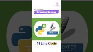 Drawing Canvas Building | Tkinter Python Project #python #pythonlearning #coding #code