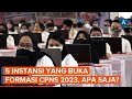 5 Instansi yang Buka CPNS 2023, Formasi Apa Saja?