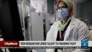 Teen researcher lends talent to pandemic fight