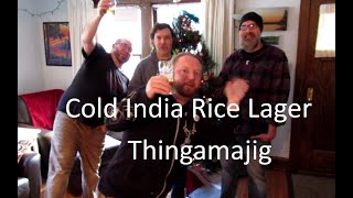 Brewing a Cold India Pale Rice Lager Thingamajig.