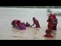 indian bath in river