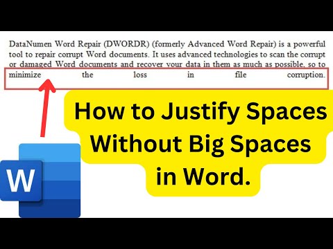 How to Justify Text Without Big Spaces in MS Word