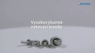 Vysokovykonné nýtovací šrouby