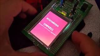 MikroC ARM + STM32F429 DISCOVERY + ILI9341 + STMPE811