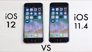 iOS 12 Vs iOS 11.4 On iPHONE 6! (Comparison) (Review)