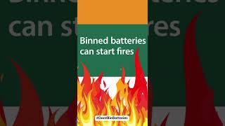 Dont Bin Batteries Prevent Fires Protect The Planet