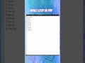 Creating Number Table using PHP with while loop #funwithtech #php #coding