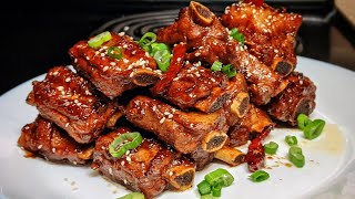 Sticky Pork Ribs with Coke Easy Recipe - 简单美味可乐排骨