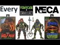 ***see newer video** Every NECA TMNT Universal Monsters Teenage Mutant Ninja Turtles Comparison List