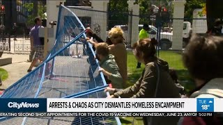 Multiple arrests, clashes at Trinity Bellwoods encampment
