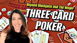 Gambling on THREE CARD POKER 👊 With Kelly, Darren, and Natalie @TheWagerGames #3cardpoker #poker