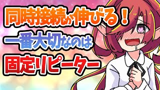 【徹底解説】同時接続数を増やすならリピーター戦略が超重要！【Vtuberクエスト】