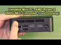 Beelink SER5 Versatile Mini PC, AMD Ryzen 5 5560U 16GB DDR4 500GB  SSD, WiFi 6E win 11 Pro REVIEW