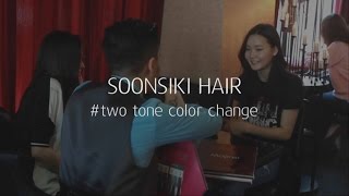 Soonsiki Hair- Two Tone Color Change