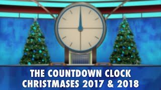 The Countdown Clock | Christmases 2017 & 2018 [4K]