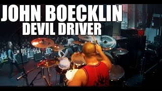 John Boecklin (Devildriver) - 'Clouds Over California' live drum cam